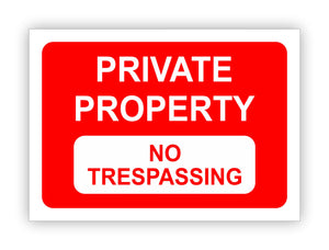 No Tresspassing