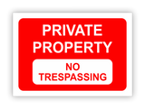 No Tresspassing